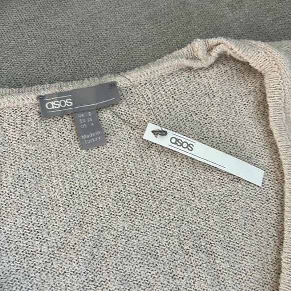 NWT ASOS Long Sleeve Light Sweater - Picture 2 of 4